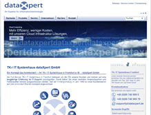 Tablet Screenshot of dataxpert.de